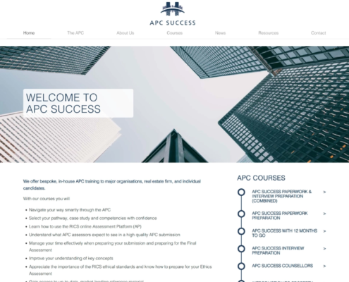 apc success joelovell website wordpress development