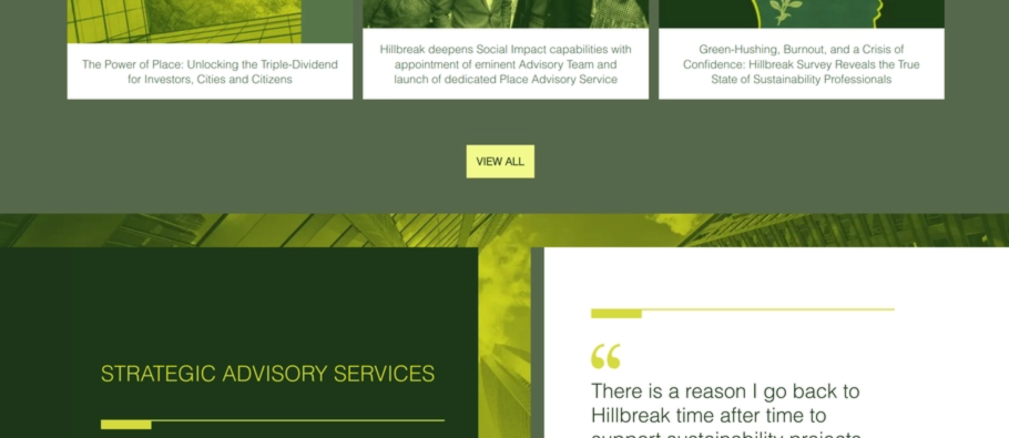 hillbreak joelovell website wordpress development