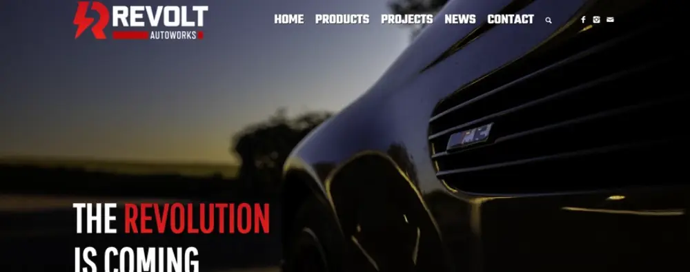 revolt autoworks performance car specialist joe lovell webdesign