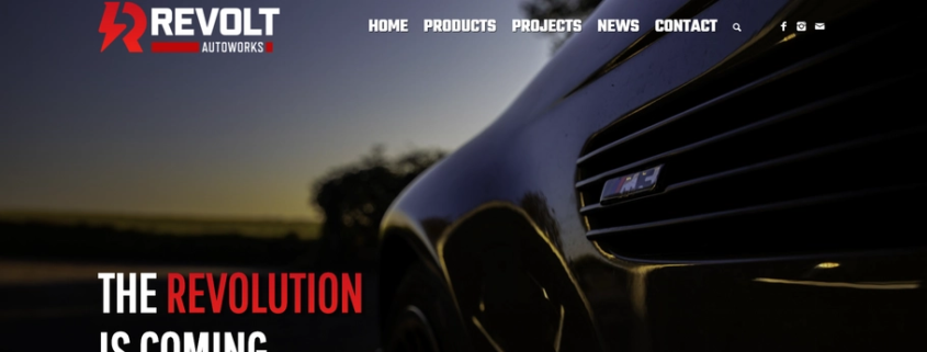 revolt autoworks performance car specialist joe lovell webdesign