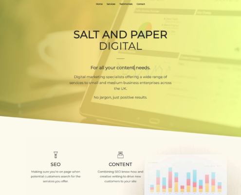 salt paper digital joelovell web design and development