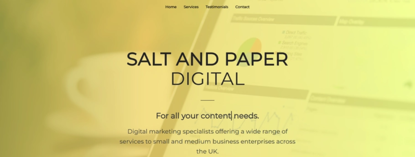 salt paper digital joelovell web design and development